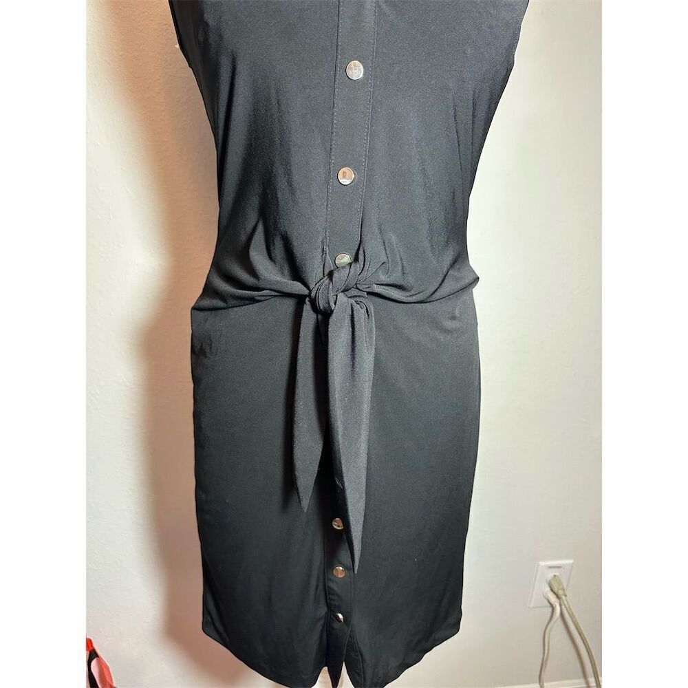 Philosophy Women's Black Sleeveless Button-Down Dress Size S EUC - Picture 4 of 8